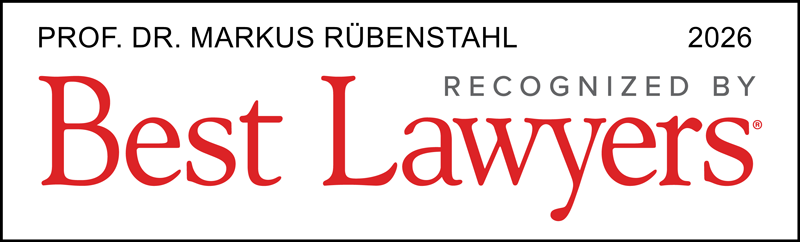 Prof. Dr. Markus Rübenstahl - Best Lawyers 2026
